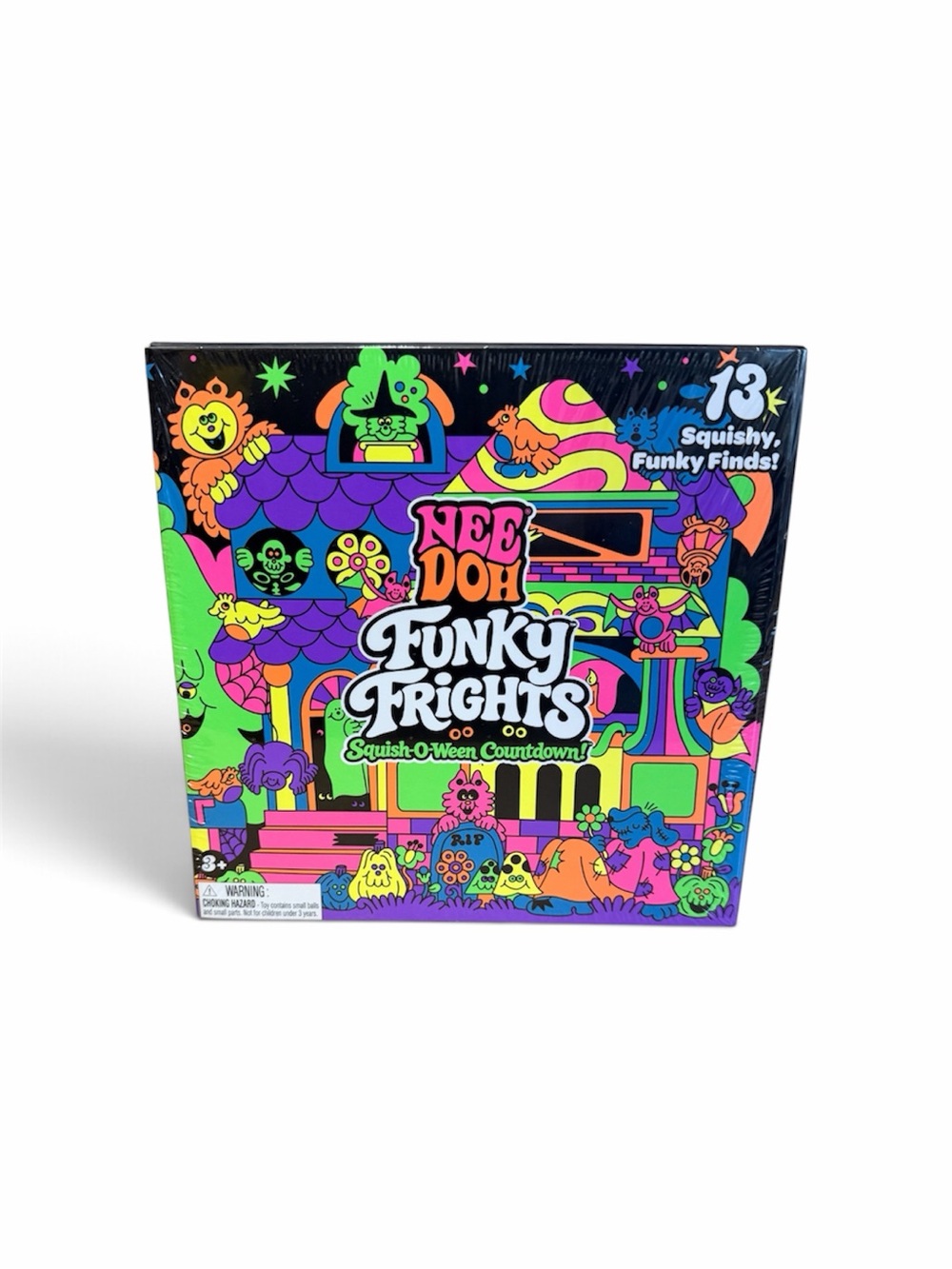 NeeDoh Funky Frights Squishy Set - Neon Multicolor